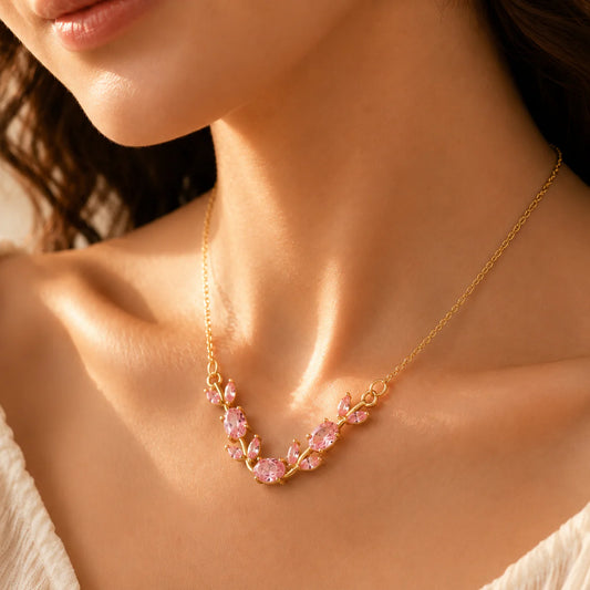 Tulip Bracelate and Necklace Set