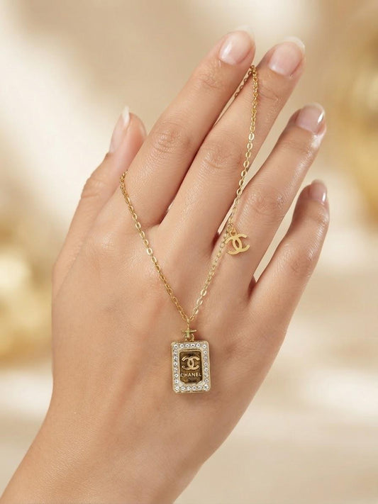 Chanel Large Model Perfume Bottle Necklace