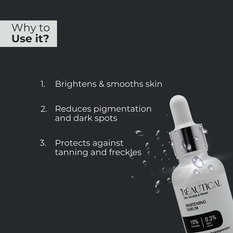 Beautical Whitening Serum (5 in 1 Formula)  Vitamin C + Niacinamide