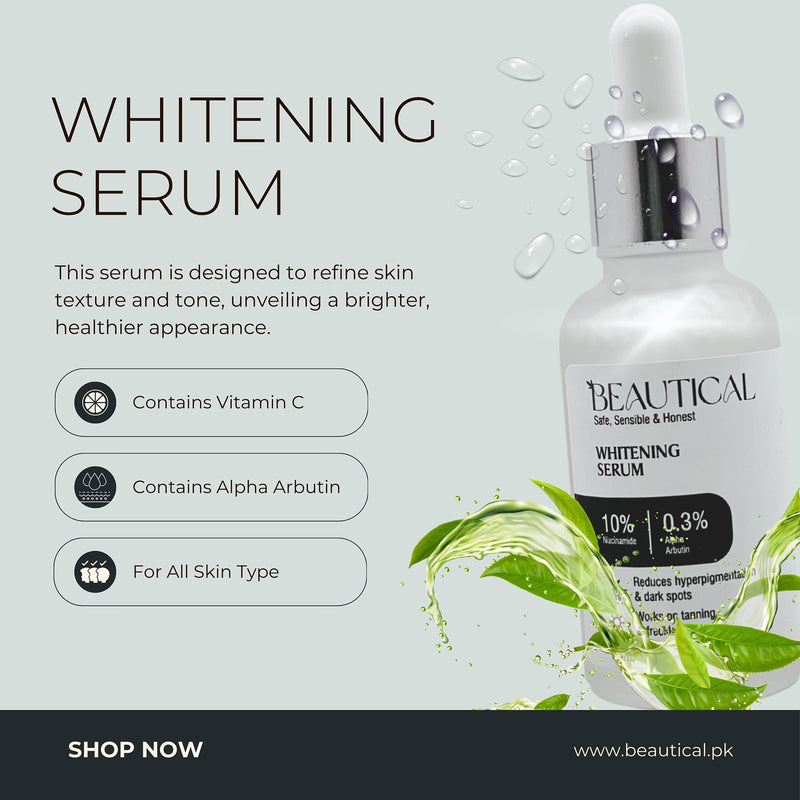 Beautical Whitening Serum (5 in 1 Formula)  Vitamin C + Niacinamide
