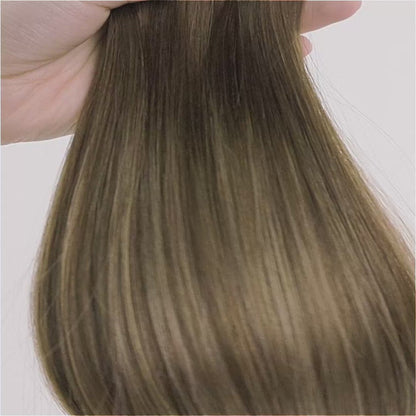 Golden & Black Ombre Hair Extensions - 27 Inch