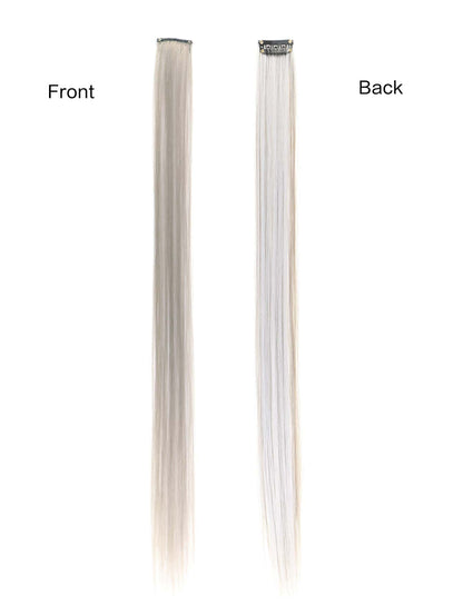5pcs Clip In Long Straight Synthetic Hairpiece