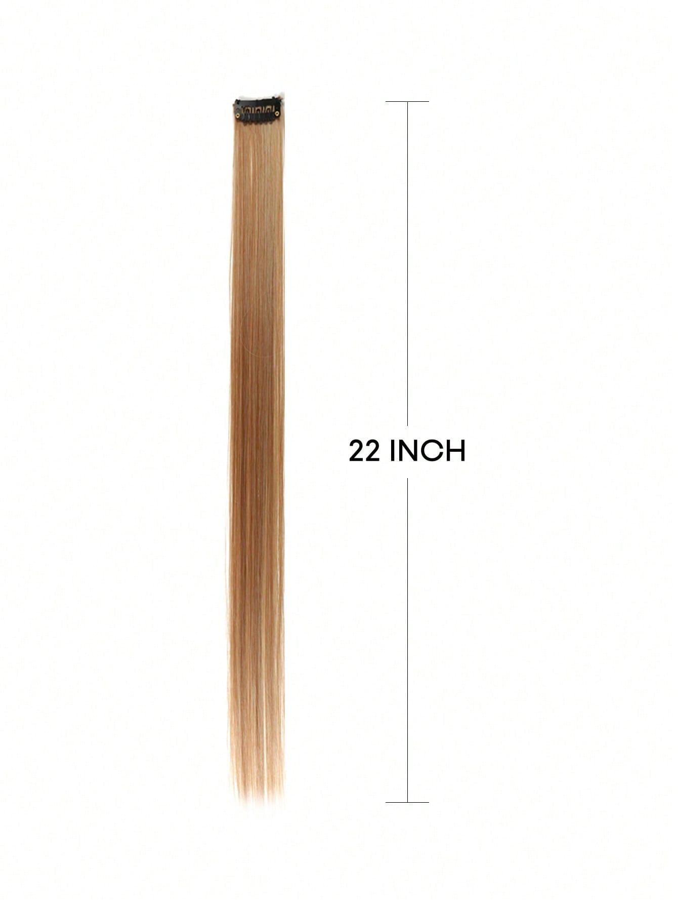 5pcs Clip In Long Straight Synthetic Hairpiece