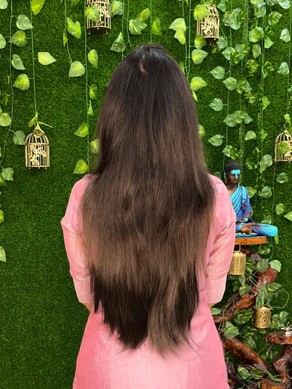 Long straight hair extention