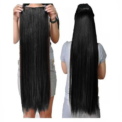 Black Hair Extension Wig - 22 Inch