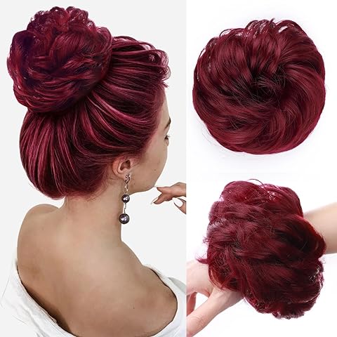 PREMIUM QUALITY MESSY HAIR BUN (BROWN/BLACK)