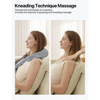 Neck Massager with Heat, Wireless Shiatsu 4D Experts Knet Neck Massager