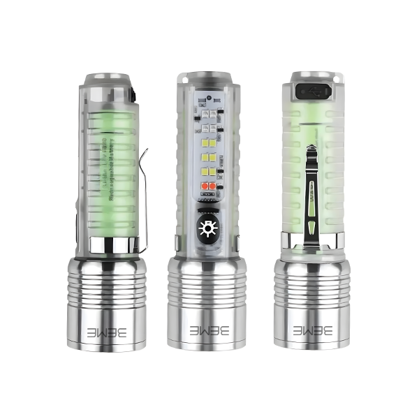 Multifunctional Zoom Flashlight With Currency Checker