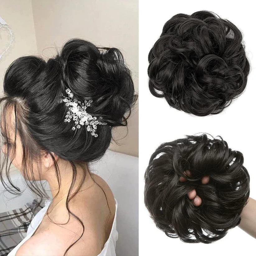 Korean Bangs + Messy Bun (K-Girl Hair Combo)