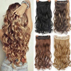 24 Thick Wavy Curly Clip In Hair Extensions