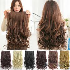 24 Thick Wavy Curly Clip In Hair Extensions