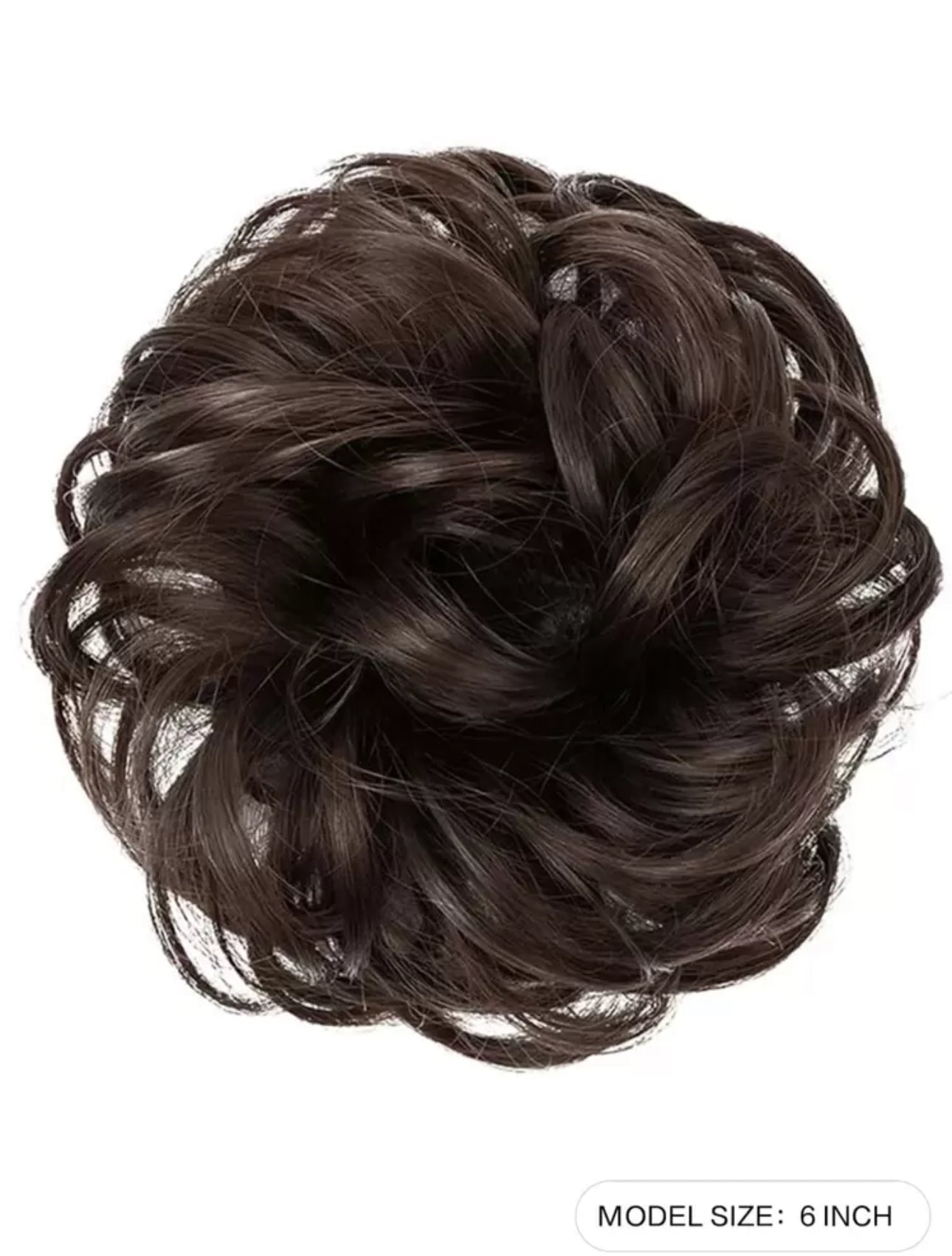 PREMIUM QUALITY MESSY HAIR BUN (BROWN/BLACK)
