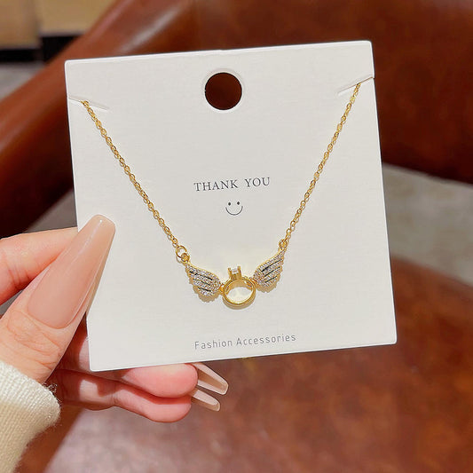 Angelic Charm Wing Necklace
