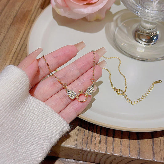 Angelic Charm Wing Necklace
