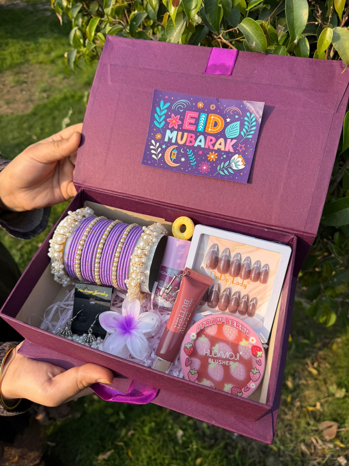 Mehndi & Moonlight EID Hamper Box (PINK)