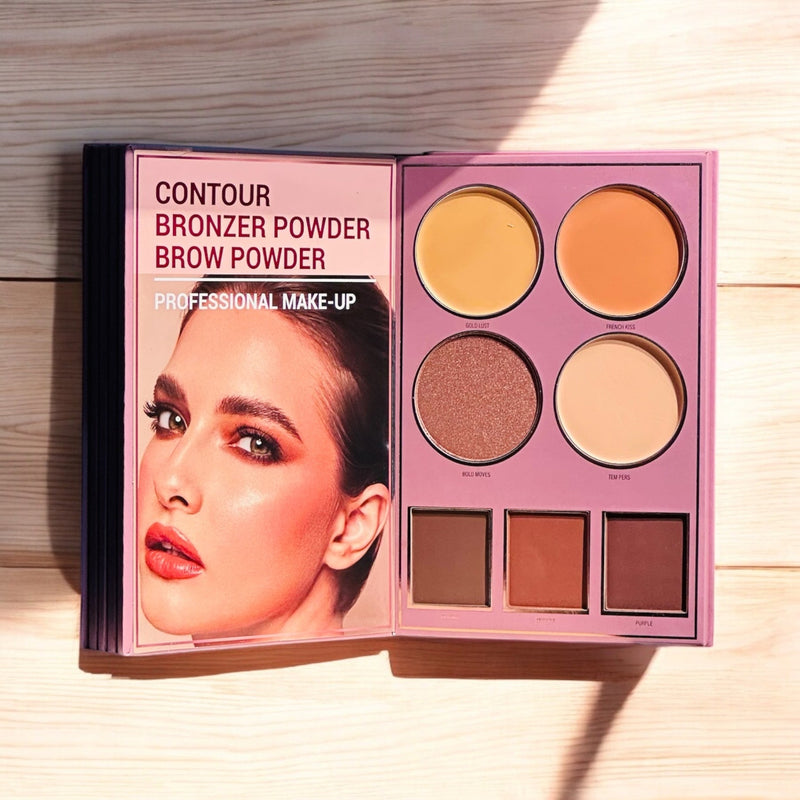 Mocallure 5 Pages All-in-One Makeup Book Palette – New Flower Version