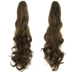 Ponytail Hair Extension Heat Resistant Curls Claw Clip Pony Tail Hairpiece