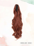 Claw Clip Ponytail Curly Wavy Long Ponytails Hair Extensions