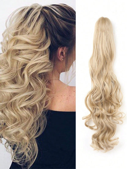 Claw Clip Ponytail Curly Wavy Long Ponytails Hair Extensions