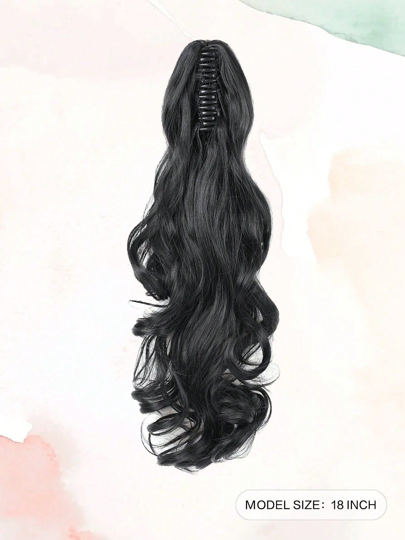 Claw Clip Ponytail Curly Wavy Long Ponytails Hair Extensions