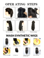 Claw Ponytail 20 Inch Ombre Natural Wavy Clip in Hair Extensions