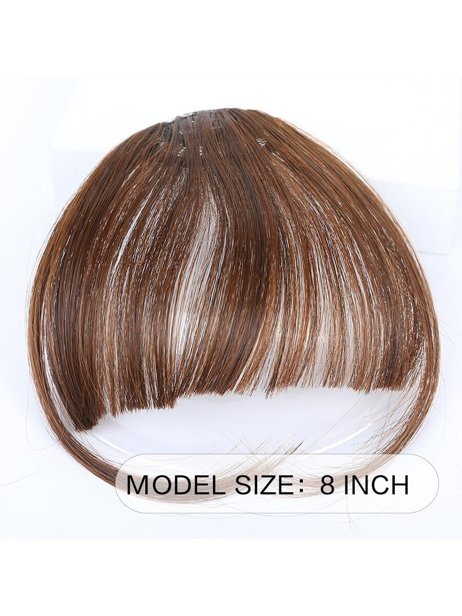 Clip In Bangs Front Neat Black Brown Bangs Hairpiece