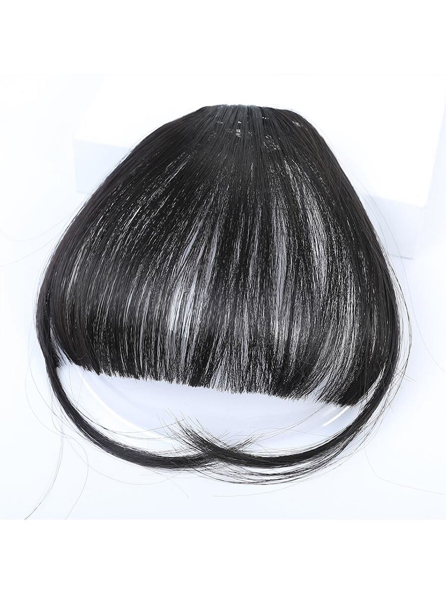 Clip In Bangs Front Neat Black Brown Bangs Hairpiece