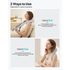 Neck Massager with Heat, Wireless Shiatsu 4D Experts Knet Neck Massager