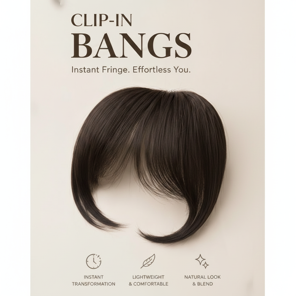 Korean Clip In Bangs