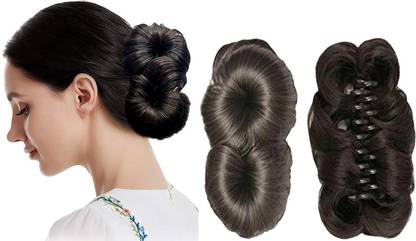 Hair Bun Clutcher With 4 hair Flower