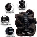 Hair Bun Clutcher With 4 hair Flower