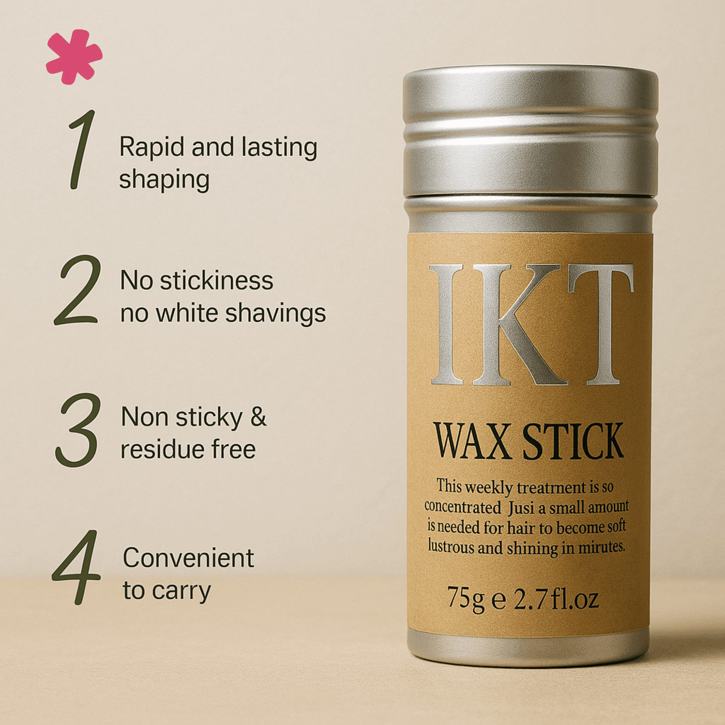 IKT Hair Wax Stick 75gm