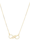 AVANT-GARDE PARIS Golden Infinity Spark Necklace