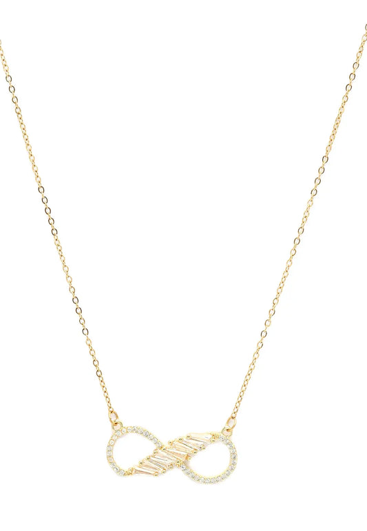 AVANT-GARDE PARIS Golden Infinity Spark Necklace