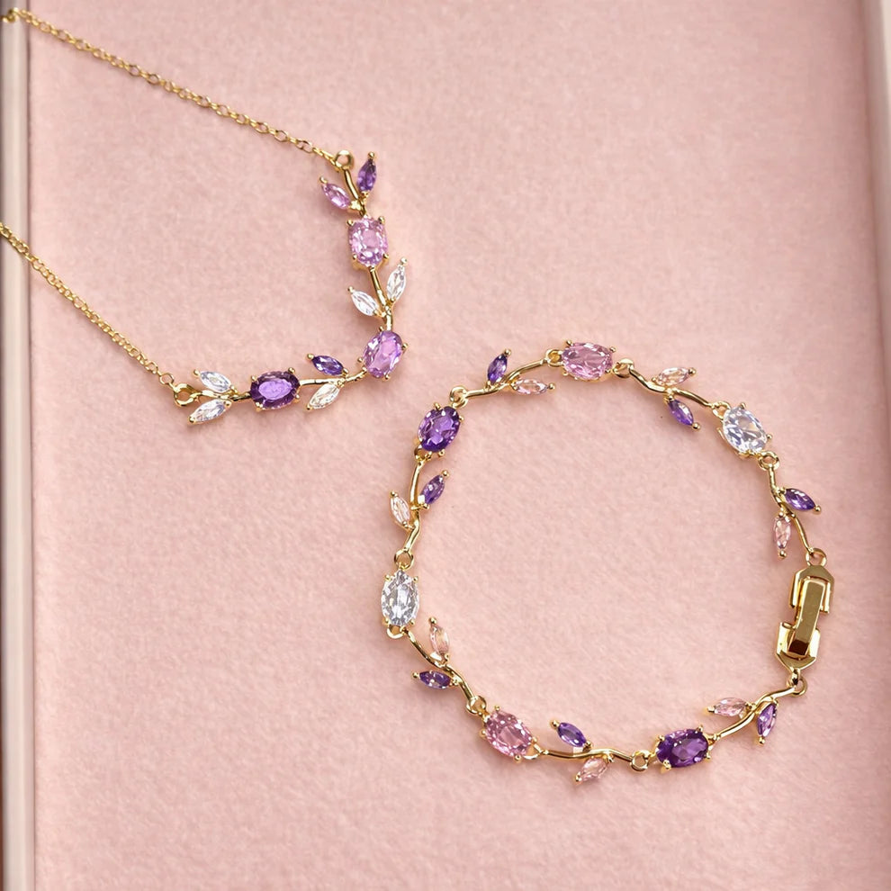Rapunzel Tulip Bracelet and Necklace