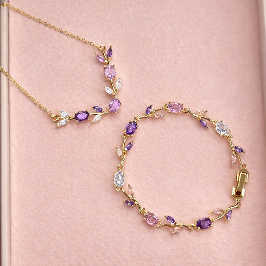 Rapunzel Tulip Bracelet and Necklace